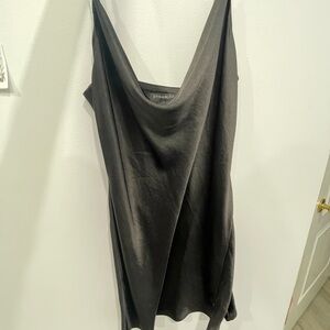 Dynamite Black Satin Slip Dress (never worn)